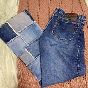 Vintage Rare 90’s Zana-Di Studded Patchwork Jeans Size 11